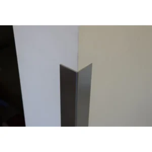Stainless steel corner guards 100mm for walls Sydney - Uneek Metal Craft upward view