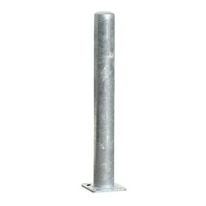 Galvanised Bollard - Car Park Surface Mount 140mm x 1300mm High