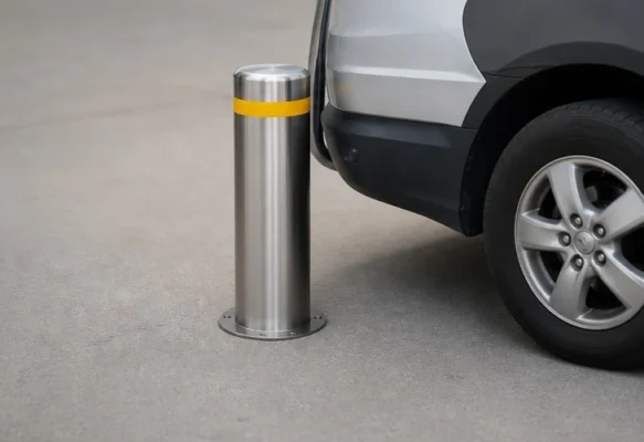 accessible walkway bollards designed as per rules for installing bollards in Australia for pedestrian safety